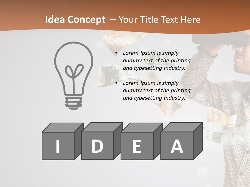Looking For Money PowerPoint Template