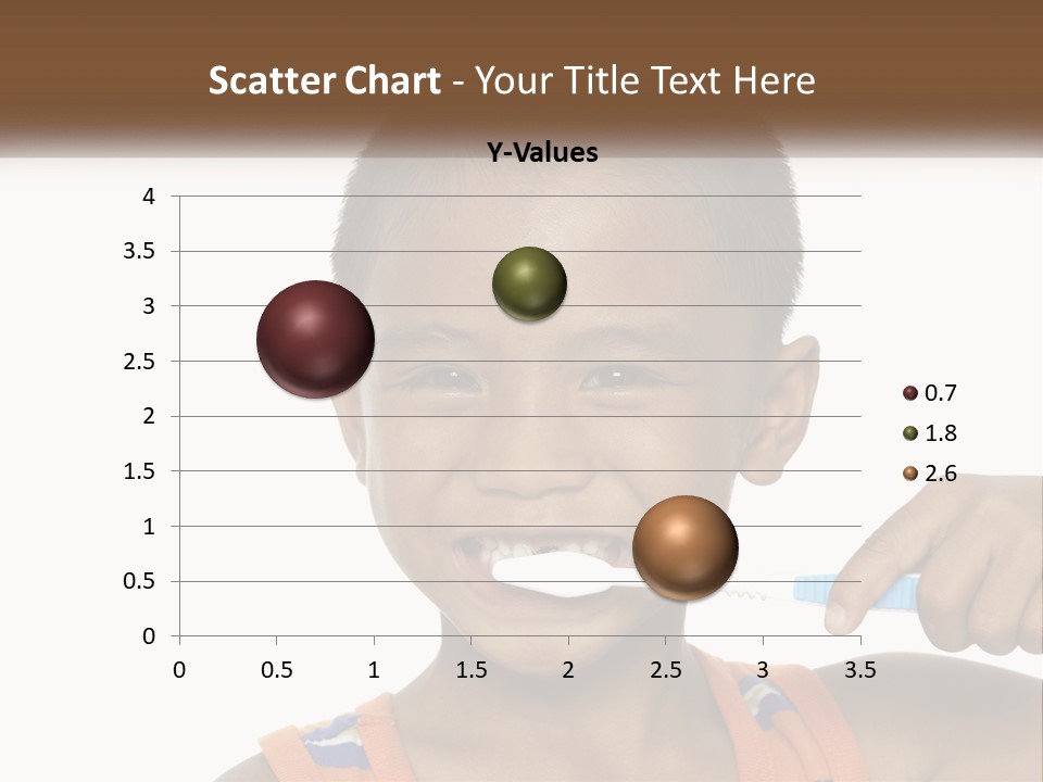 Boy Brushing Teeth PowerPoint Template