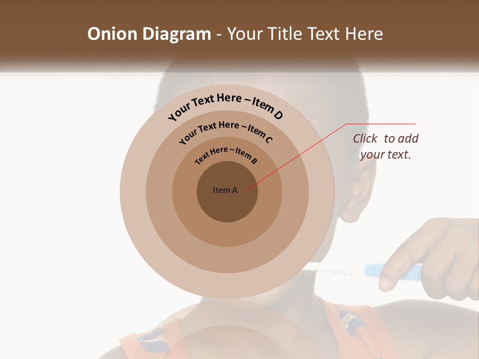 Boy Brushing Teeth PowerPoint Template