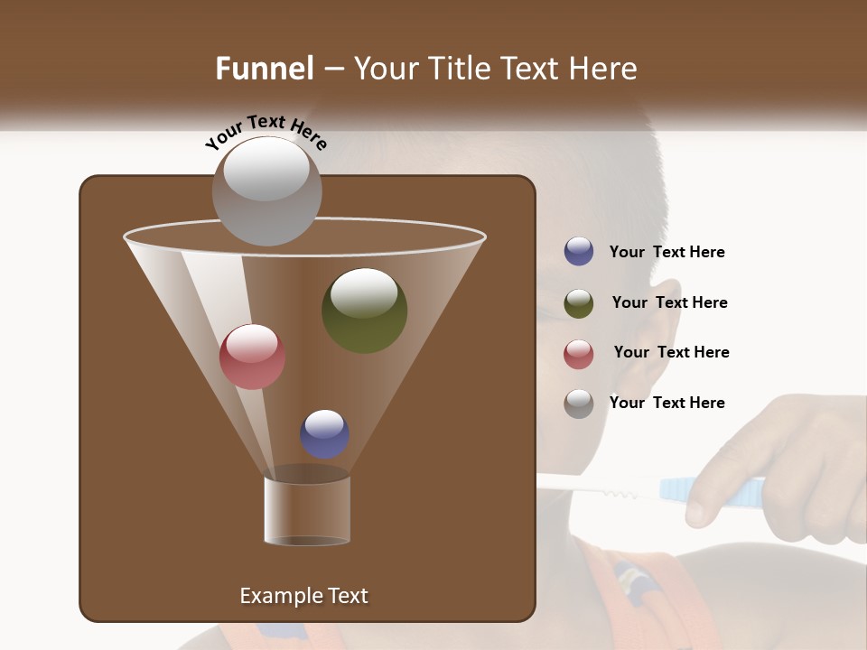 Boy Brushing Teeth PowerPoint Template