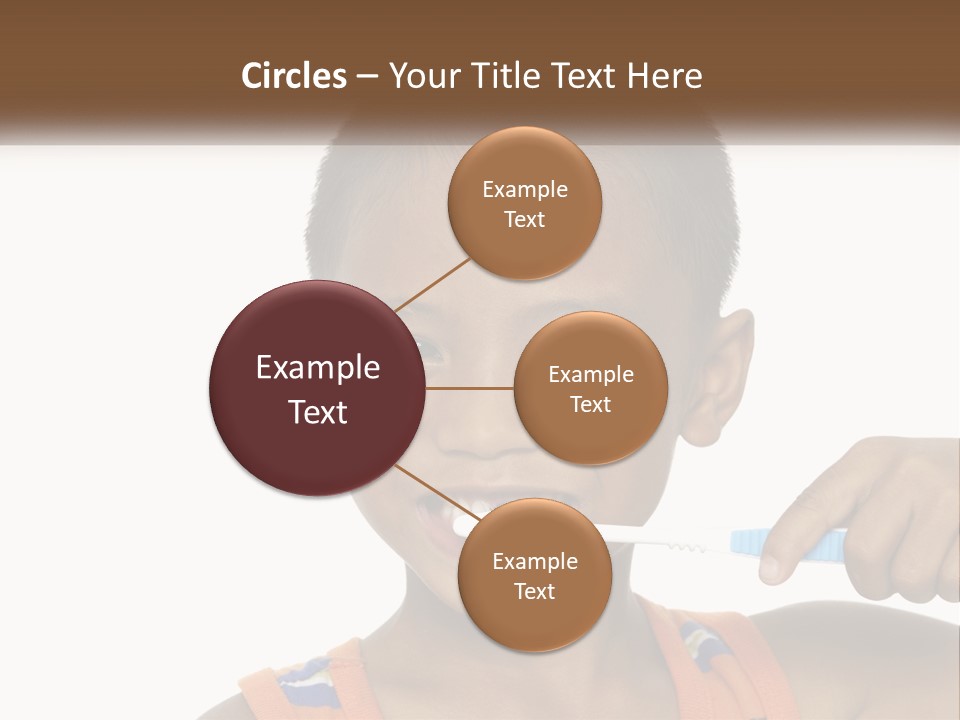 Boy Brushing Teeth PowerPoint Template