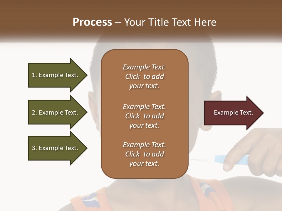 Boy Brushing Teeth PowerPoint Template