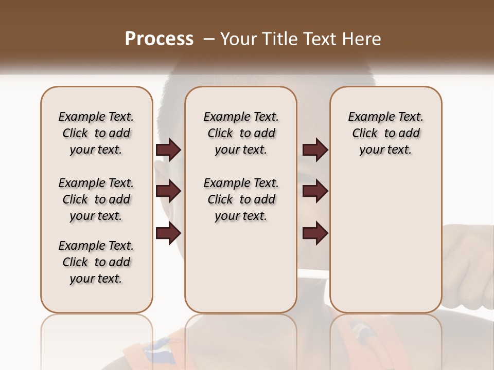 Boy Brushing Teeth PowerPoint Template