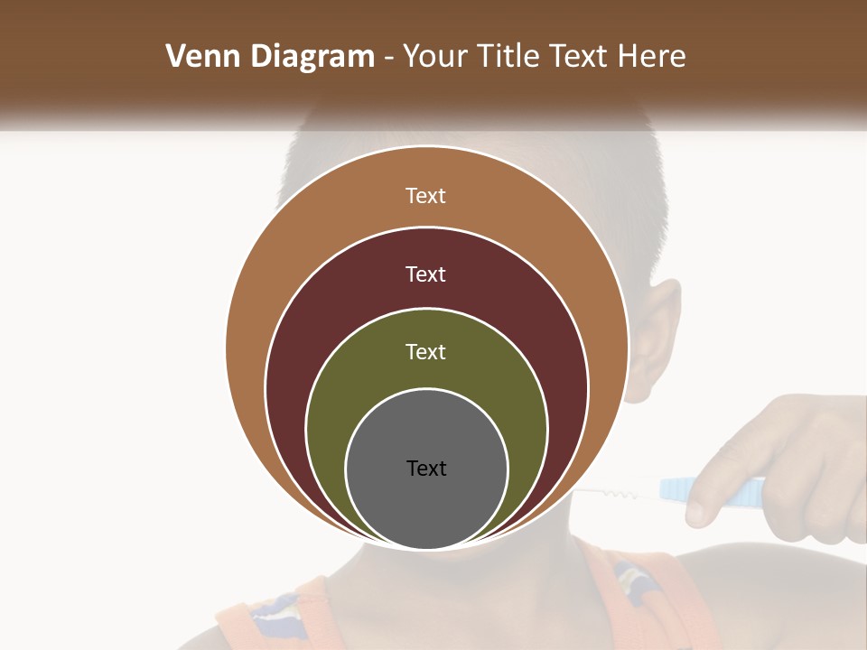 Boy Brushing Teeth PowerPoint Template