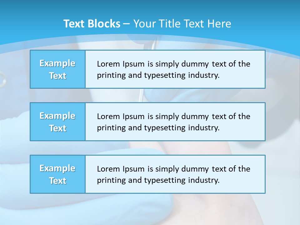 Cleaning Toenails PowerPoint Template