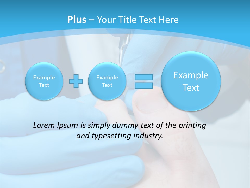 Cleaning Toenails PowerPoint Template