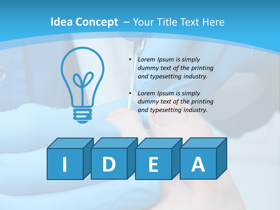 Cleaning Toenails PowerPoint Template