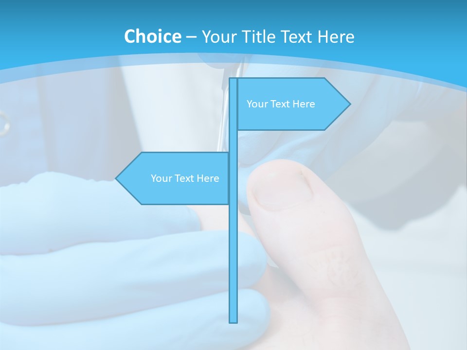 Cleaning Toenails PowerPoint Template