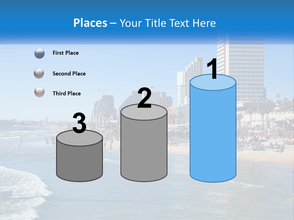 City By The Sea PowerPoint Template