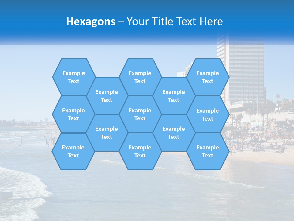 City By The Sea PowerPoint Template