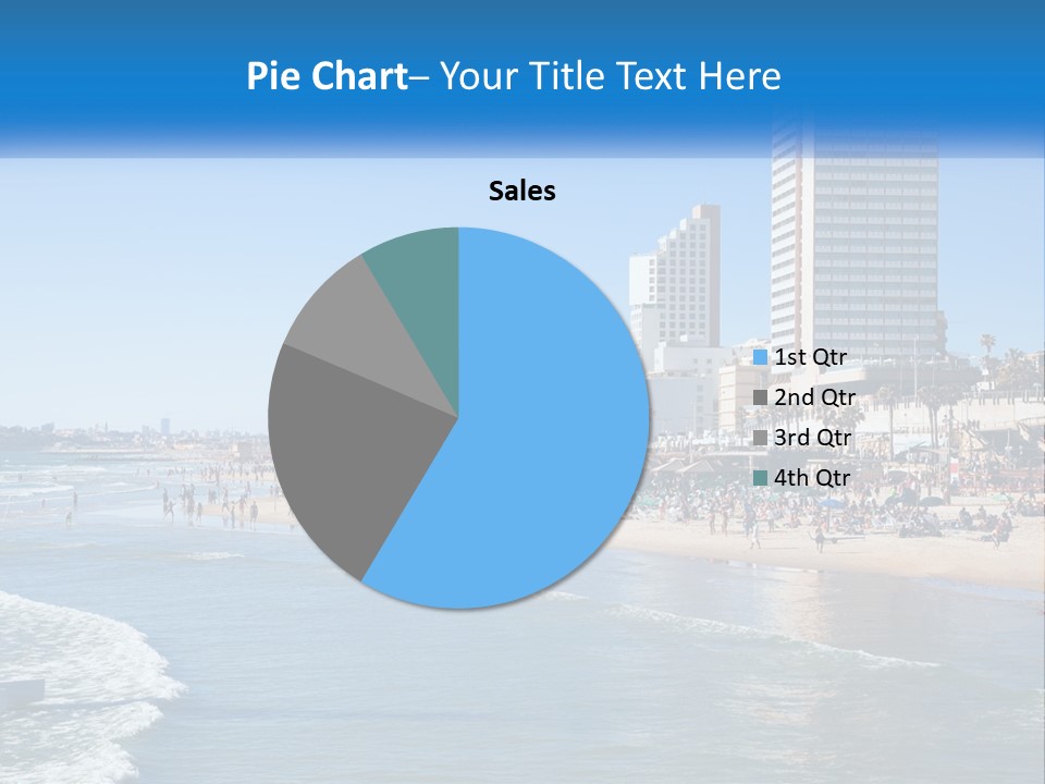 City By The Sea PowerPoint Template
