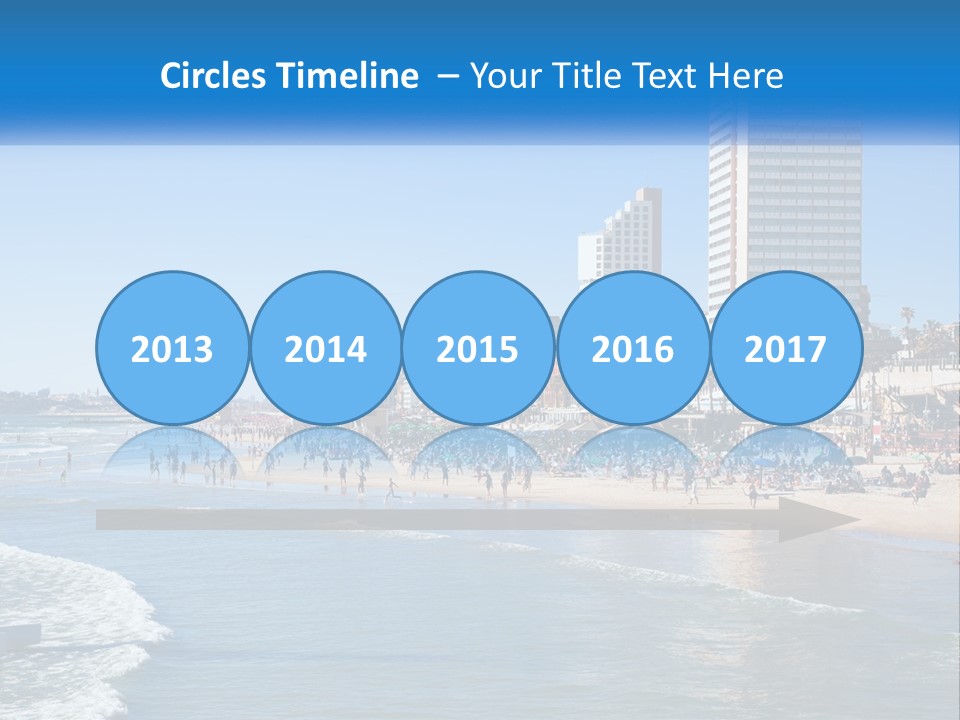 City By The Sea PowerPoint Template