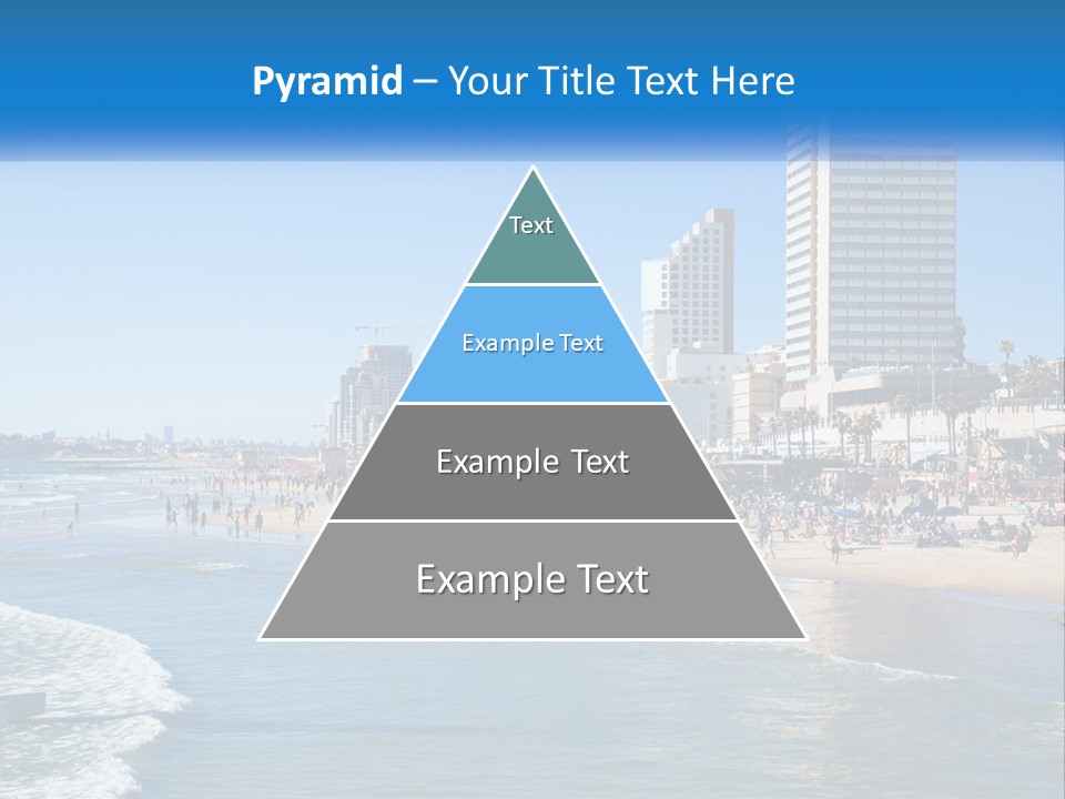 City By The Sea PowerPoint Template
