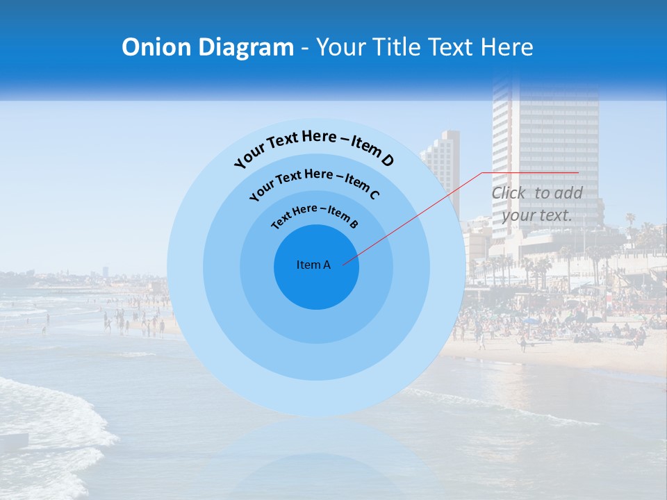 City By The Sea PowerPoint Template