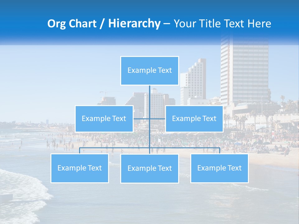 City By The Sea PowerPoint Template