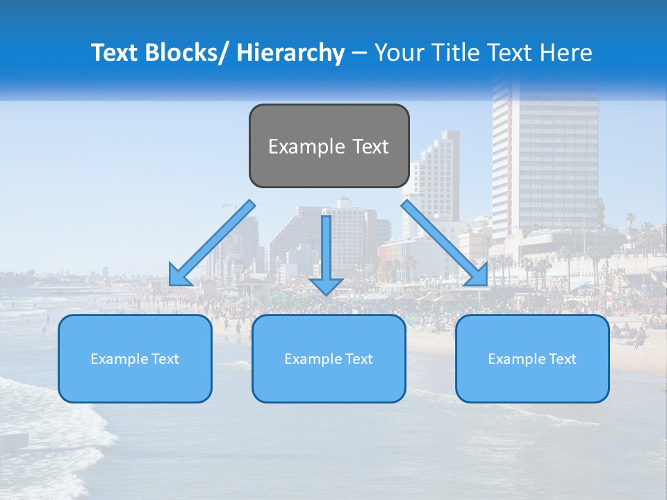 City By The Sea PowerPoint Template