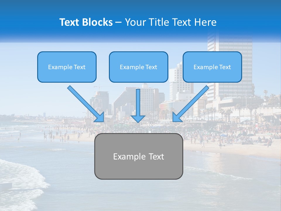 City By The Sea PowerPoint Template