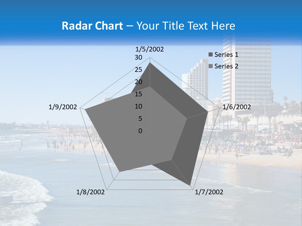 City By The Sea PowerPoint Template
