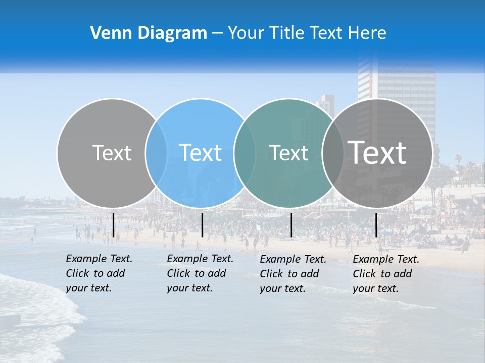 City By The Sea PowerPoint Template