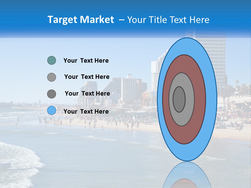 City By The Sea PowerPoint Template