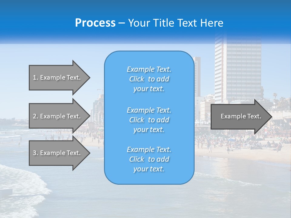 City By The Sea PowerPoint Template