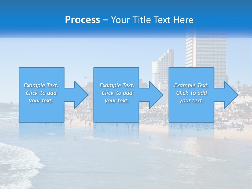 City By The Sea PowerPoint Template