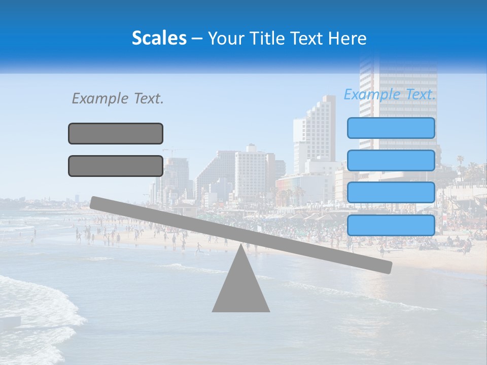 City By The Sea PowerPoint Template