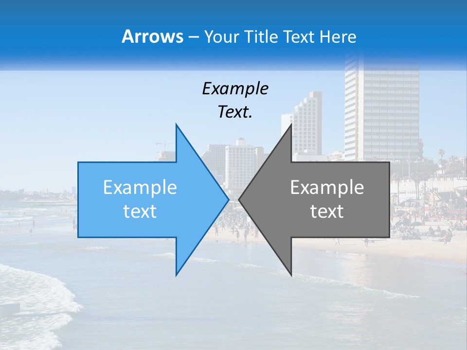 City By The Sea PowerPoint Template