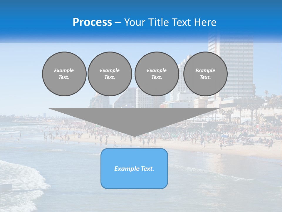 City By The Sea PowerPoint Template