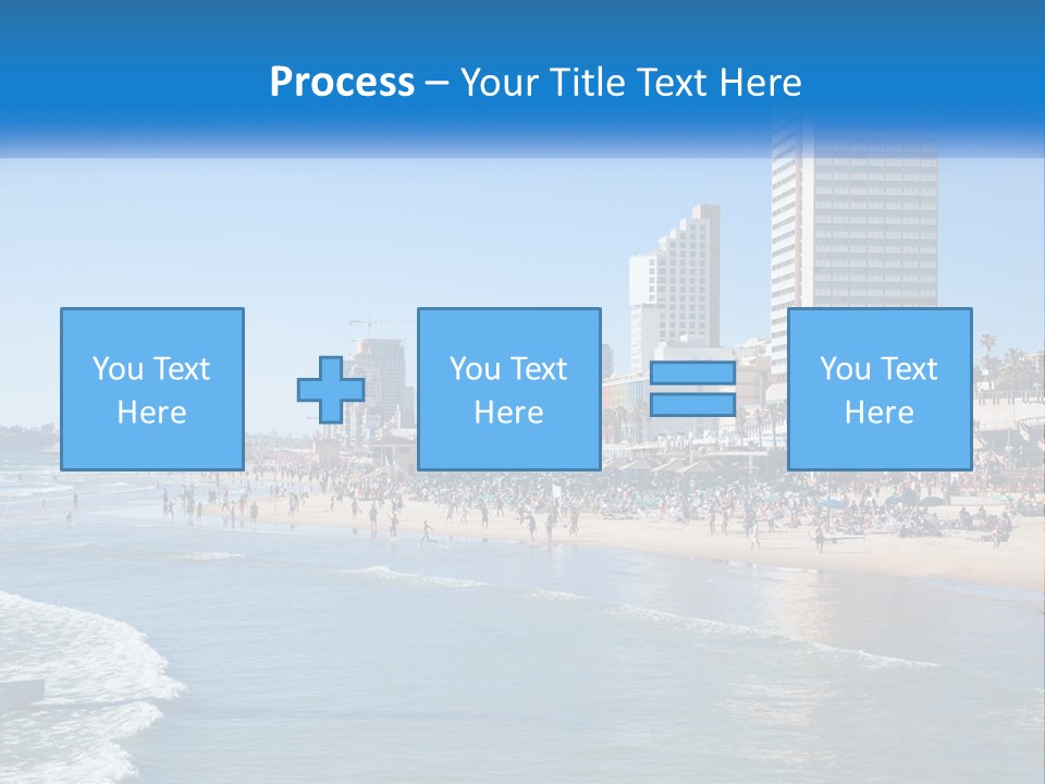 City By The Sea PowerPoint Template