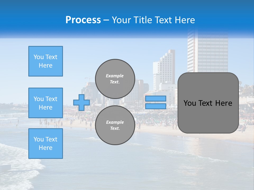 City By The Sea PowerPoint Template