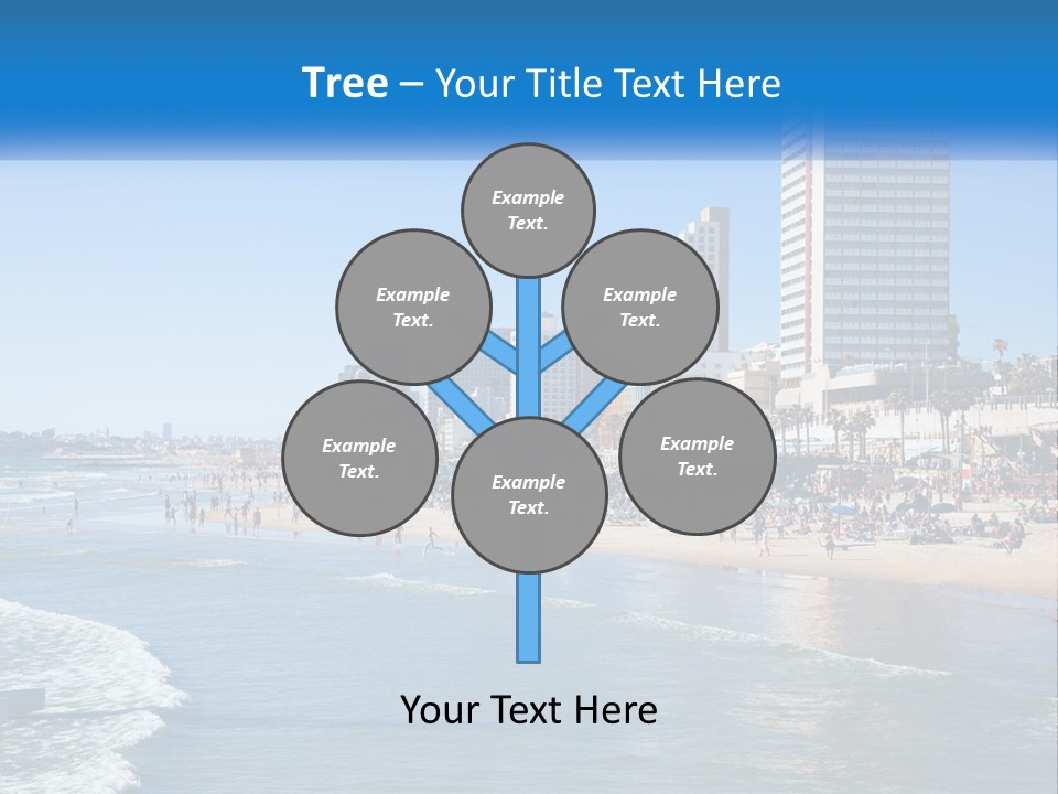 City By The Sea PowerPoint Template