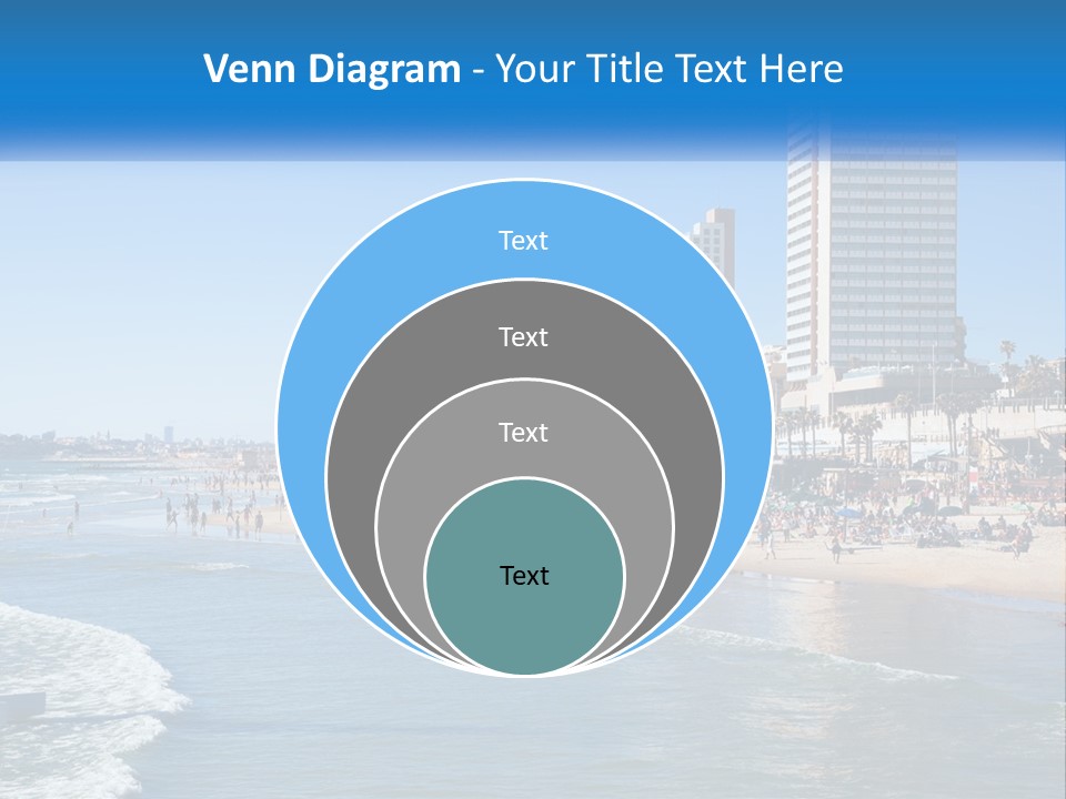 City By The Sea PowerPoint Template