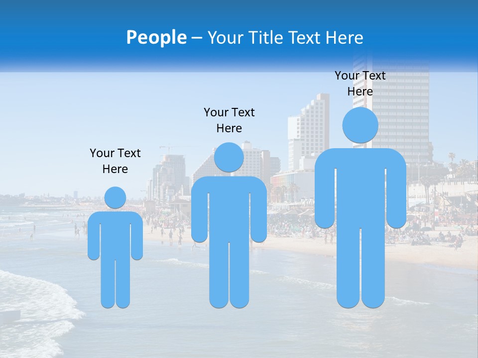 City By The Sea PowerPoint Template