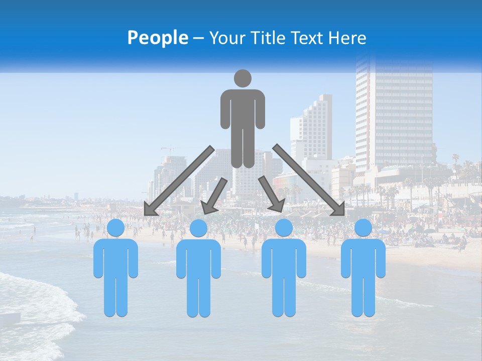 City By The Sea PowerPoint Template