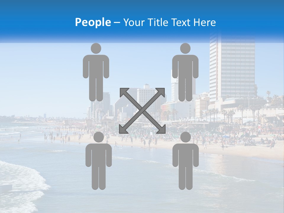 City By The Sea PowerPoint Template