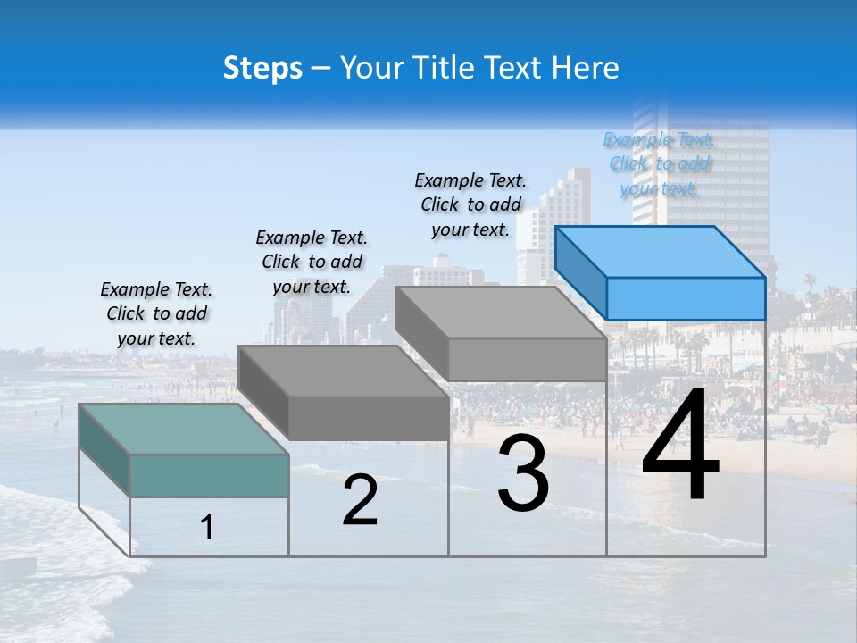 City By The Sea PowerPoint Template