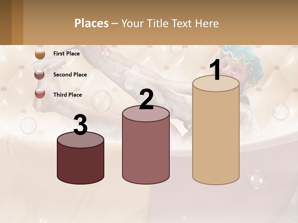 A Man Takes A Bathroom PowerPoint Template