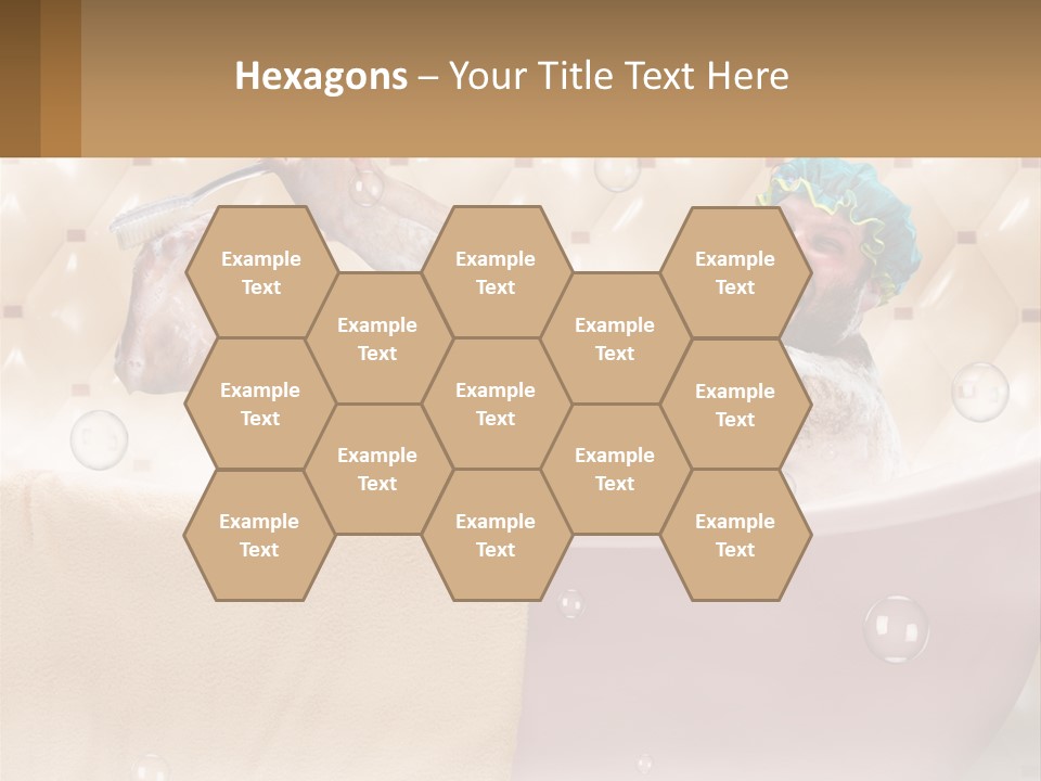 A Man Takes A Bathroom PowerPoint Template