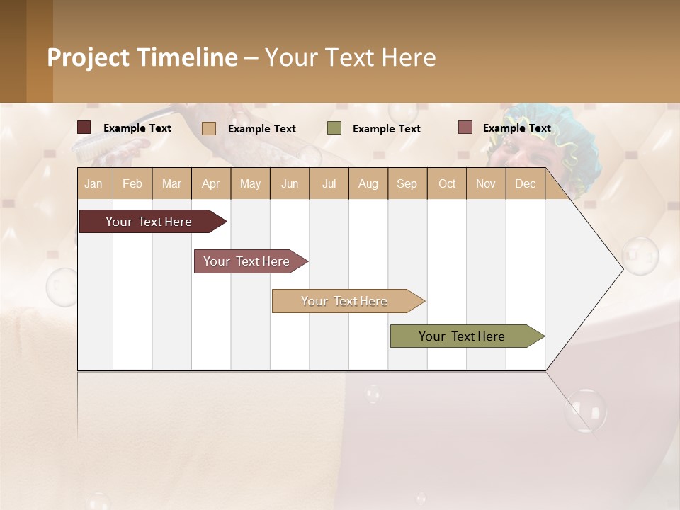 A Man Takes A Bathroom PowerPoint Template