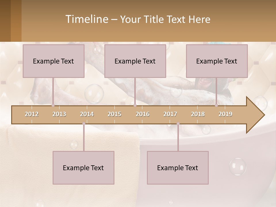 A Man Takes A Bathroom PowerPoint Template