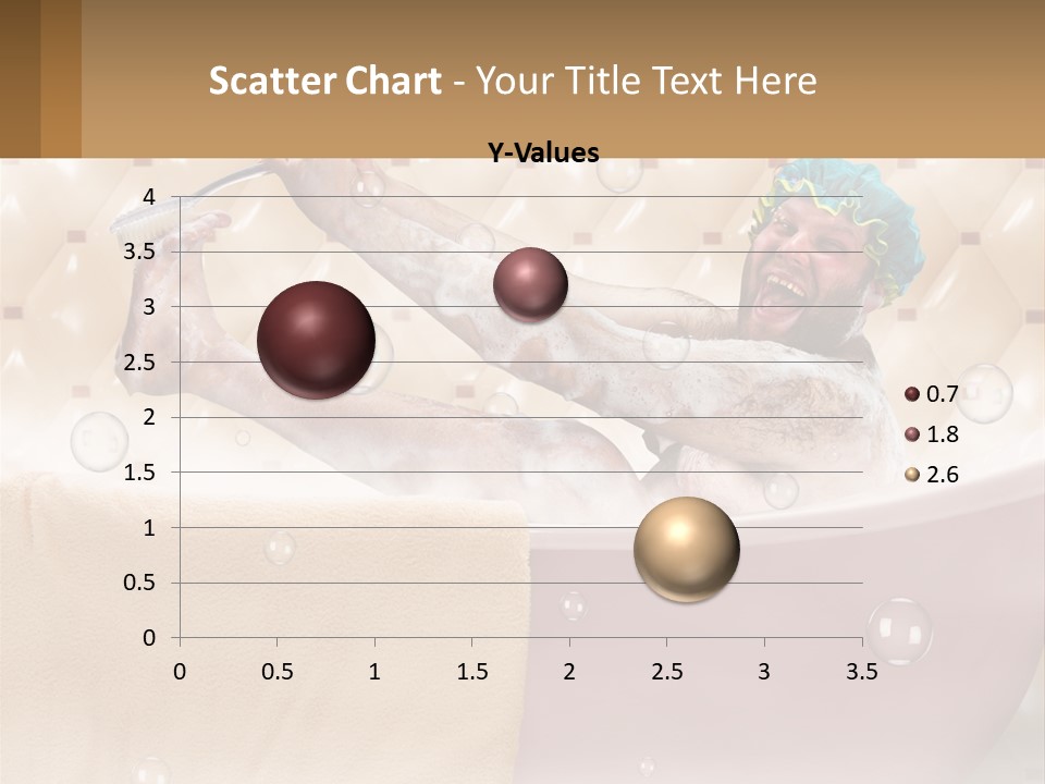 A Man Takes A Bathroom PowerPoint Template
