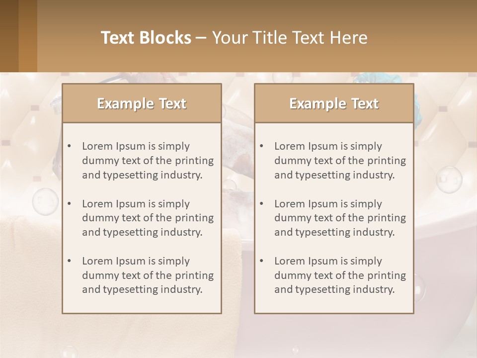 A Man Takes A Bathroom PowerPoint Template