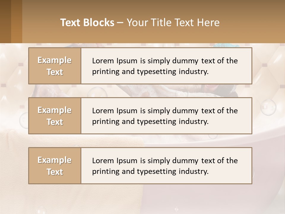A Man Takes A Bathroom PowerPoint Template