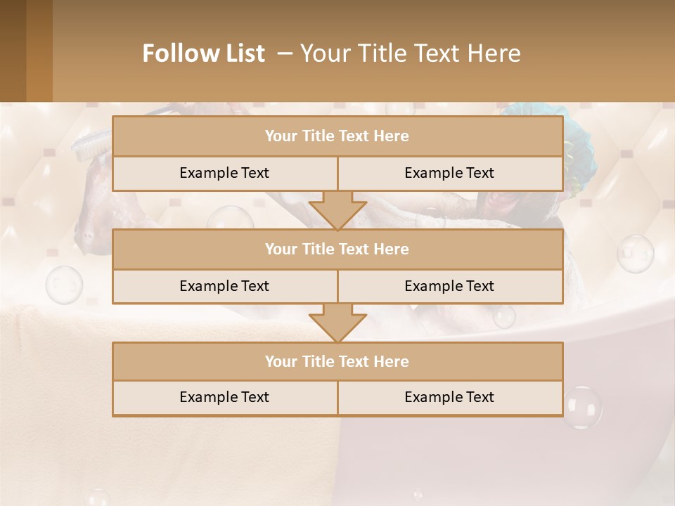 A Man Takes A Bathroom PowerPoint Template