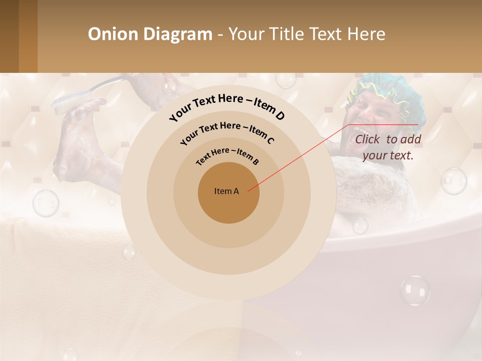 A Man Takes A Bathroom PowerPoint Template