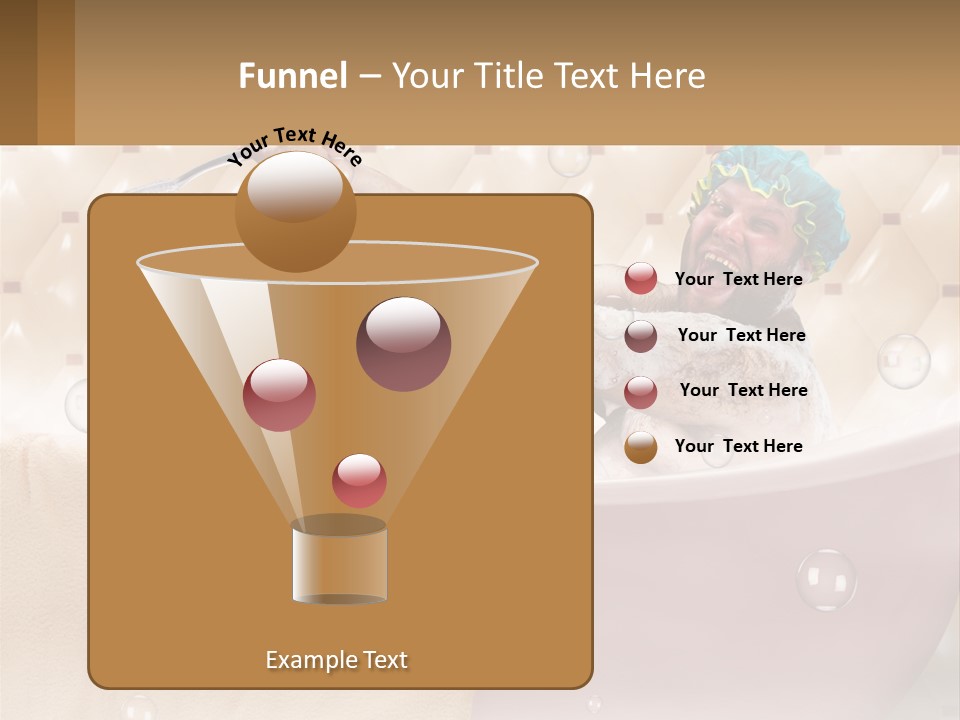 A Man Takes A Bathroom PowerPoint Template