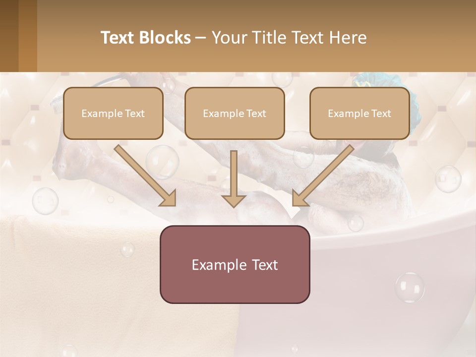 A Man Takes A Bathroom PowerPoint Template