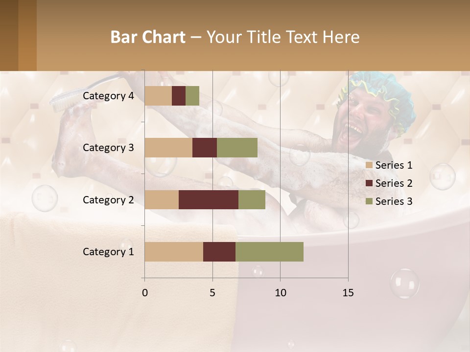 A Man Takes A Bathroom PowerPoint Template