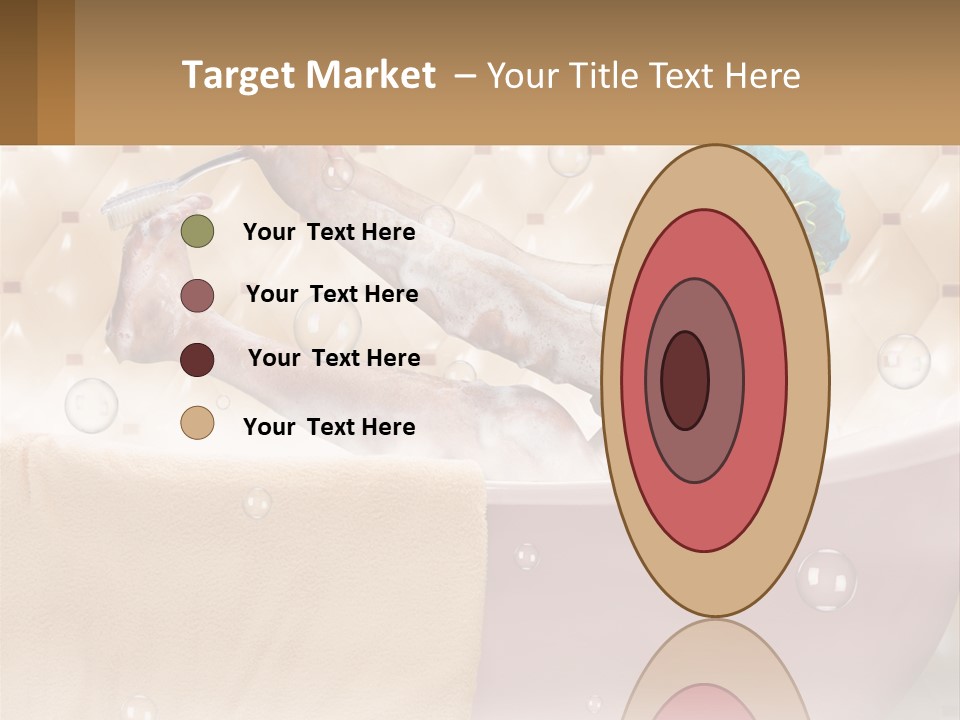 A Man Takes A Bathroom PowerPoint Template